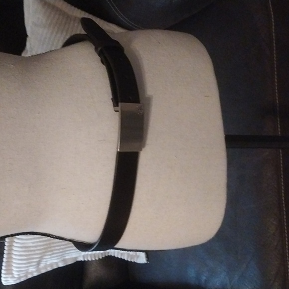CALVIN KLEIN LADIES BROWN LEATHER BELT SIZE 34 - Picture 1 of 8